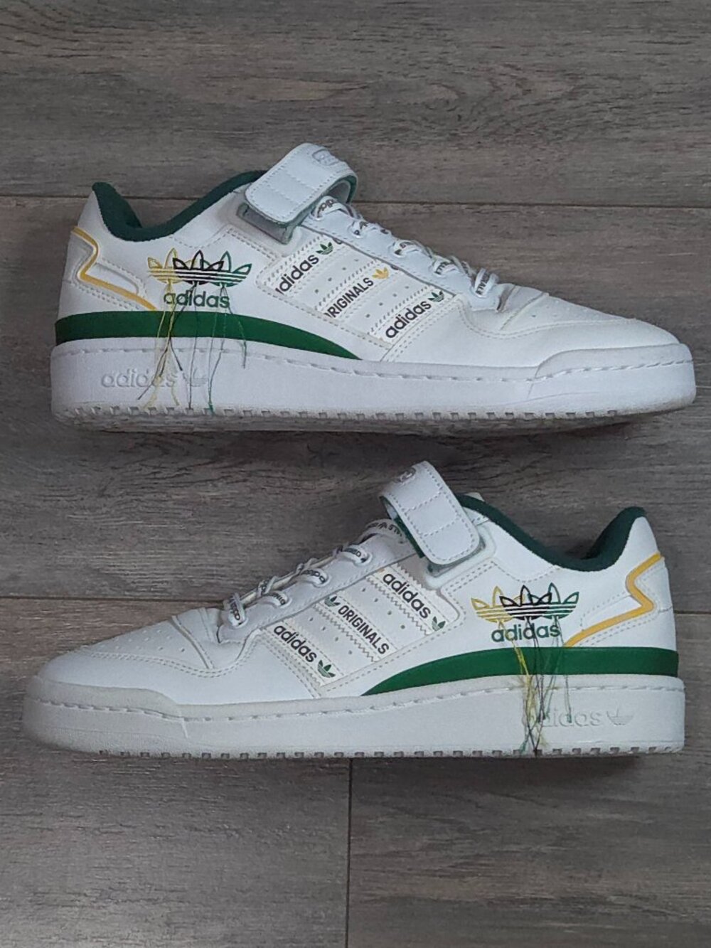 Adidas Forum 84 Low White Green Men's - 8.5 GX3001